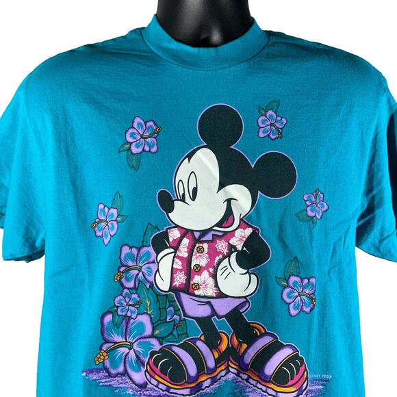 Vintage Cropped Mickey Mouse Tee - Picture 2 of 2
